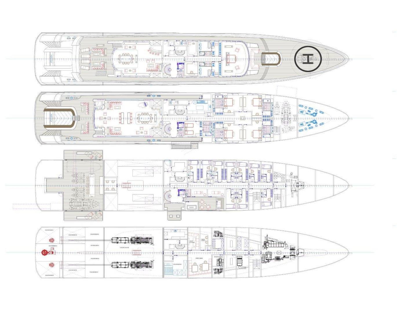 CUSTOM 85M 278ft Custom Yacht For Sale