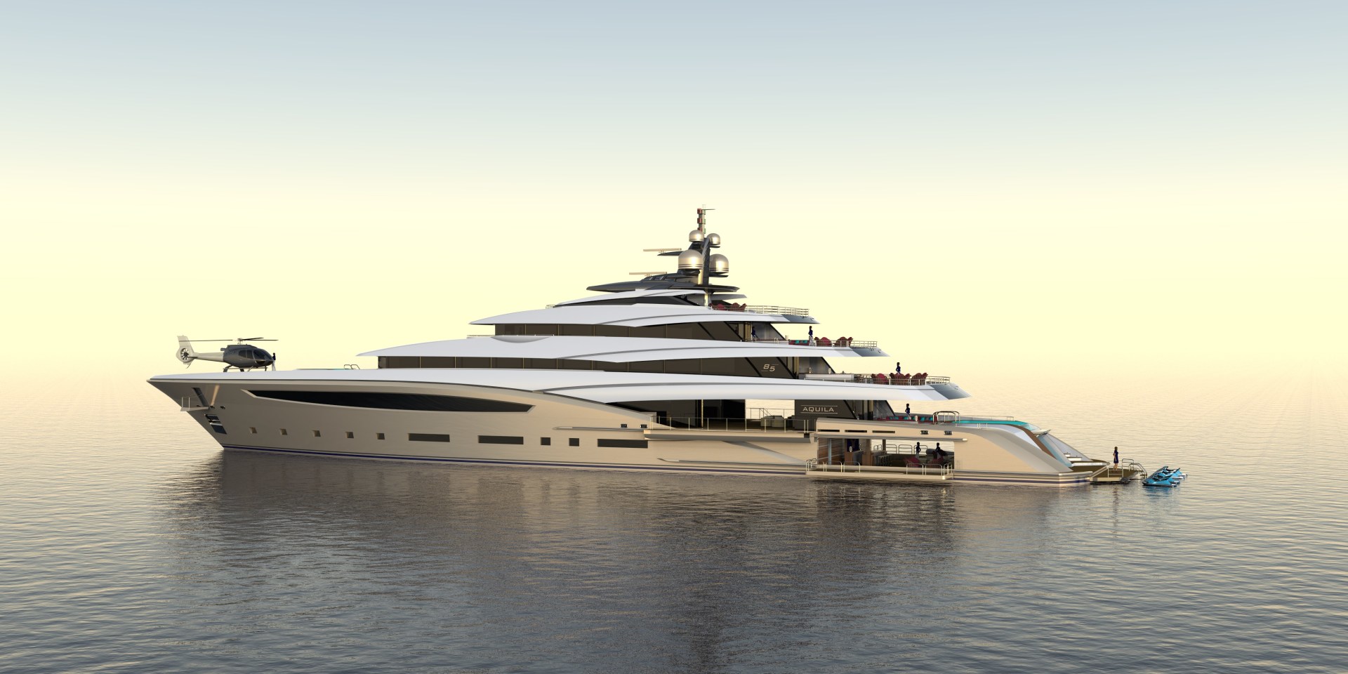 CUSTOM 85M 278ft Custom Yacht For Sale