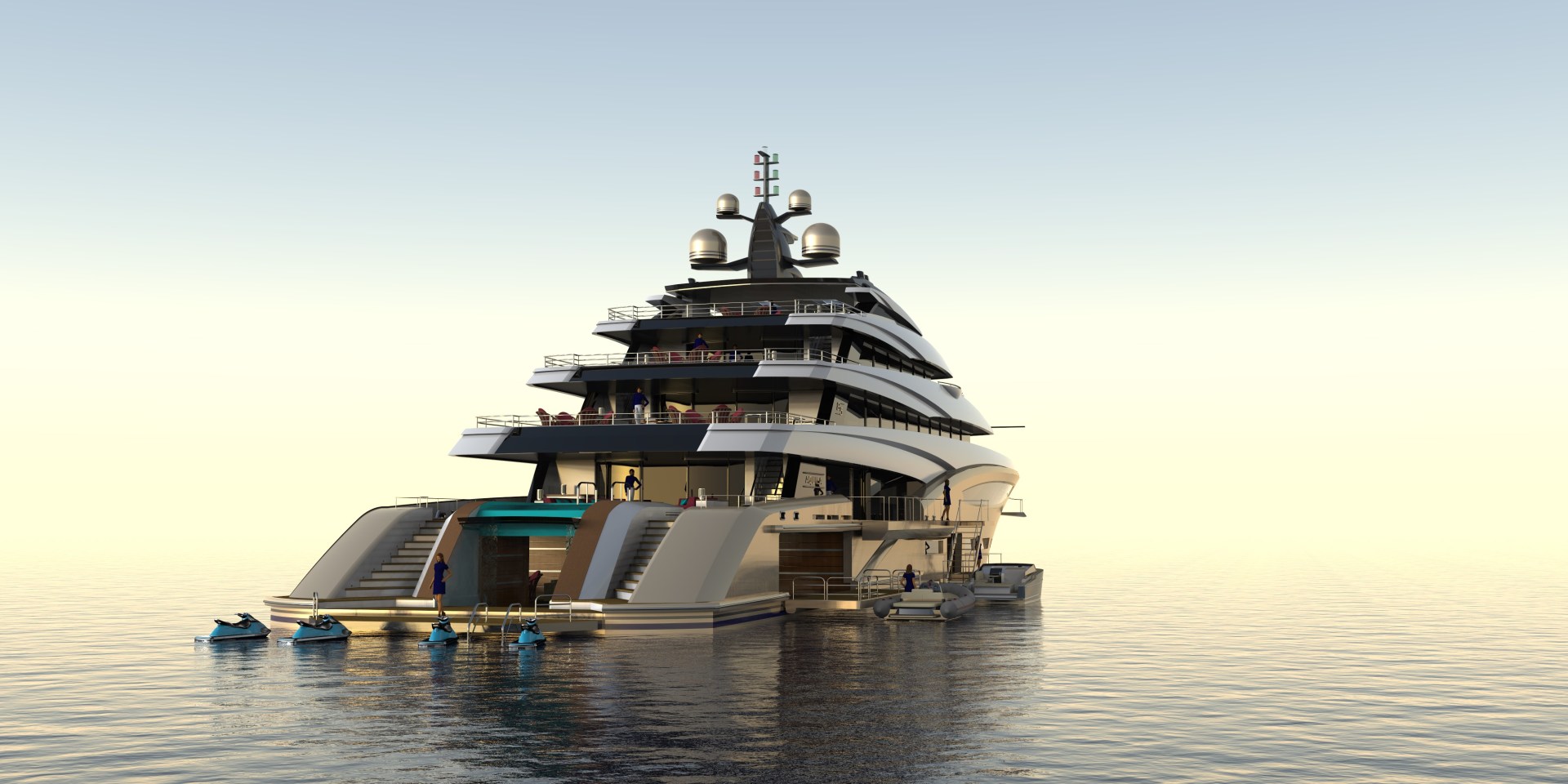 CUSTOM 85M 278ft Custom Yacht For Sale