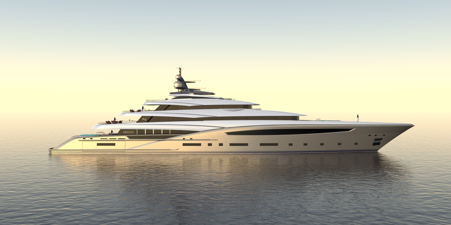 CUSTOM 85M 278ft Custom Yacht For Sale