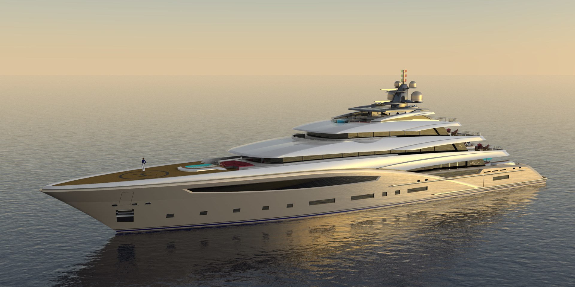 CUSTOM 85M 278ft Custom Yacht For Sale