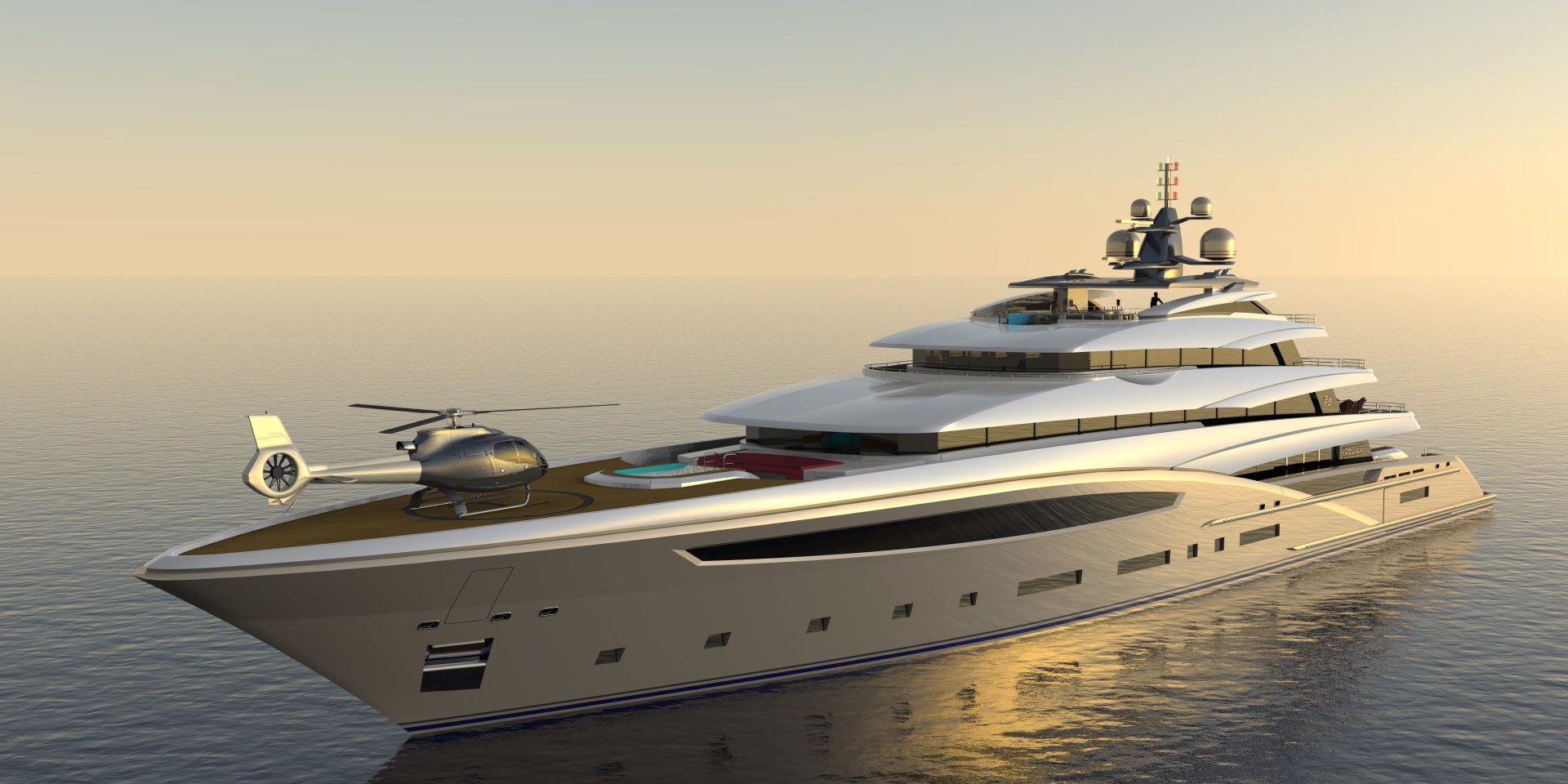 CUSTOM 85M 278ft Custom Yacht For Sale