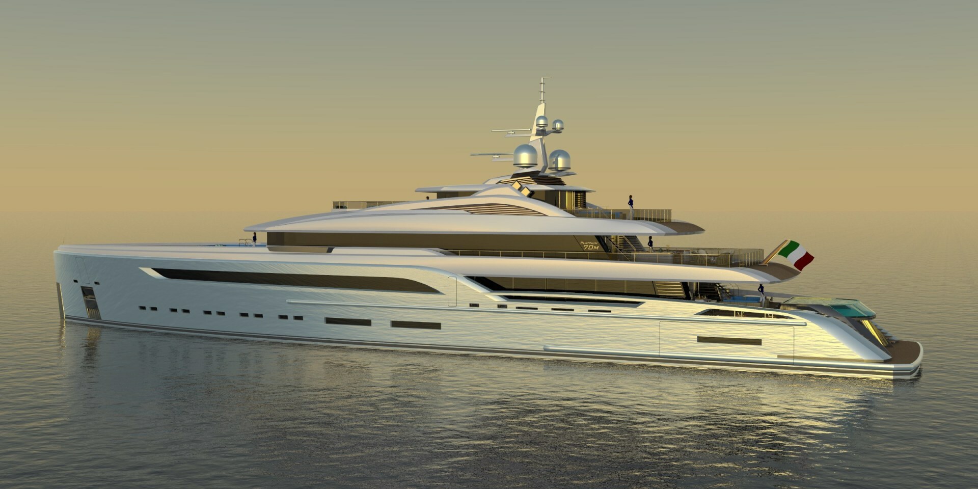 PLATINUM X 230ft Custom Yacht For Sale