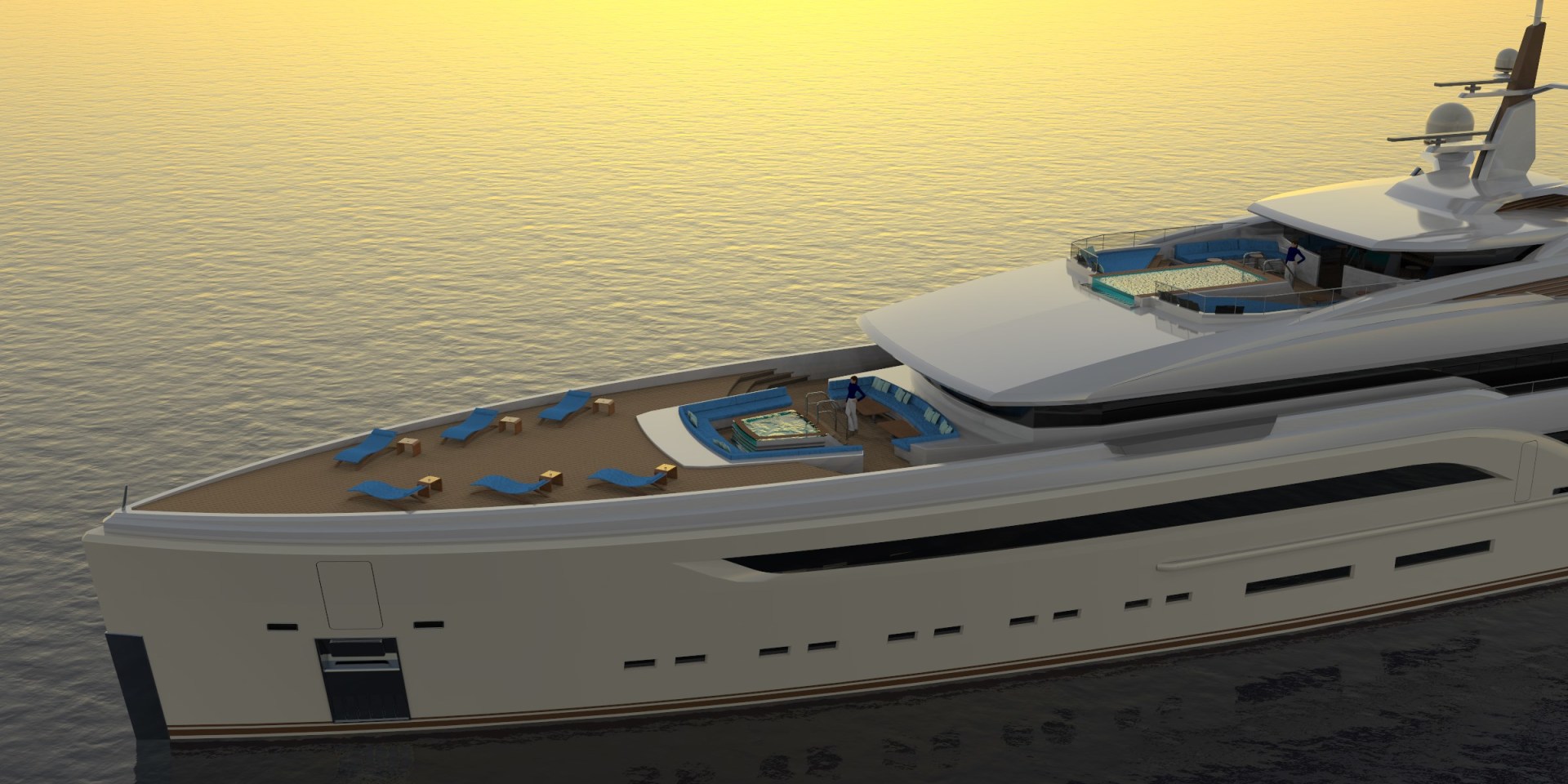 PLATINUM X 230ft Custom Yacht For Sale