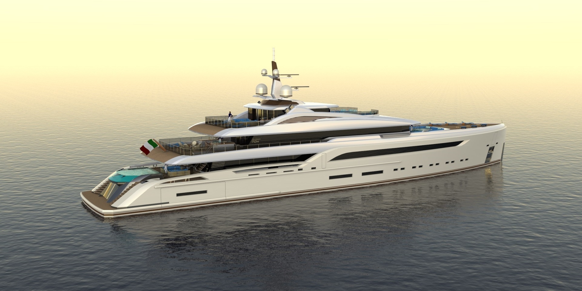 PLATINUM X 230ft Custom Yacht For Sale