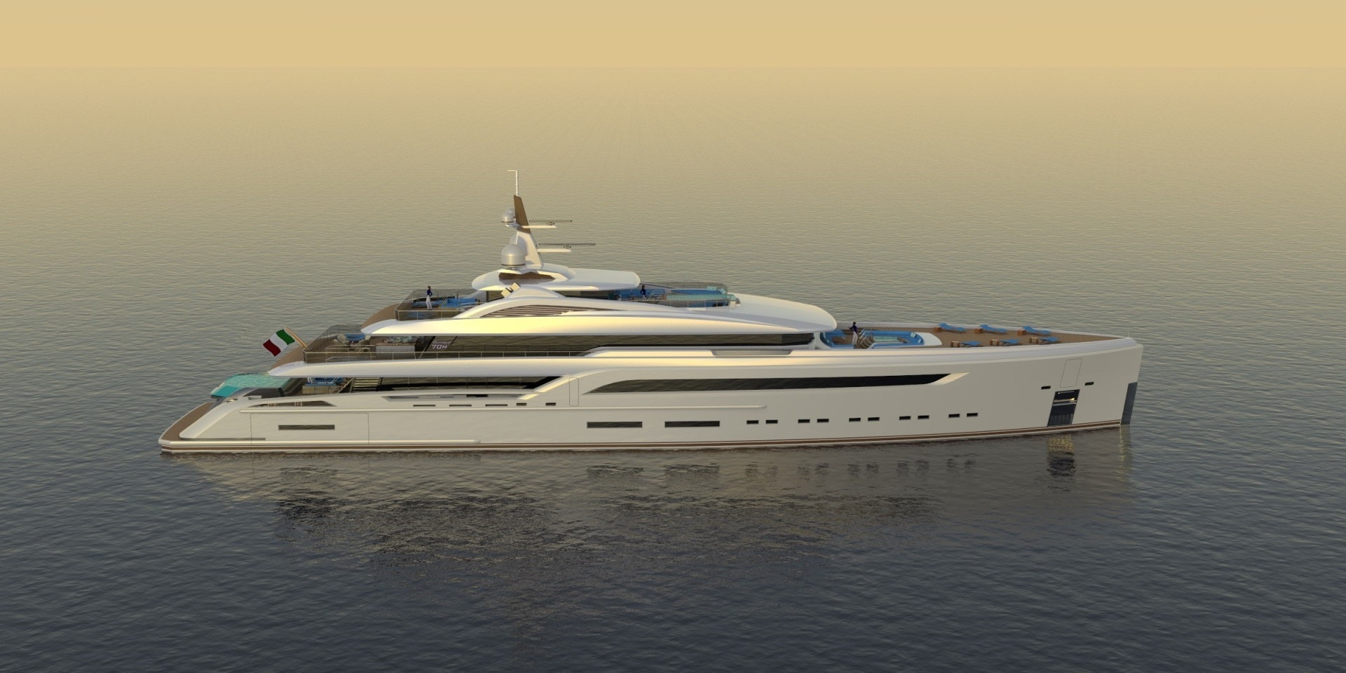 PLATINUM X 230ft Custom Yacht For Sale