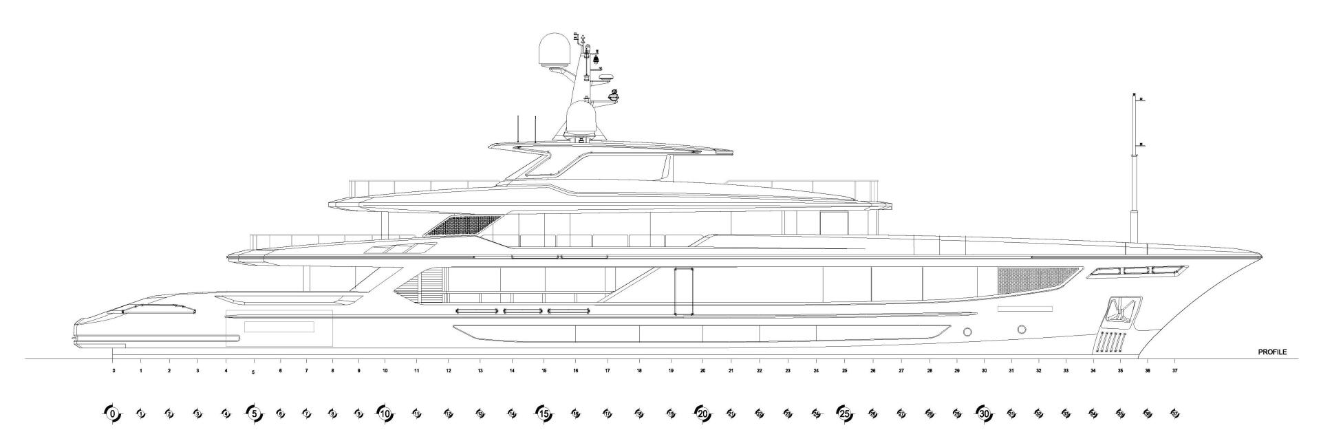 Baglietto T52 Hull 4 170ft Baglietto Yacht For Sale