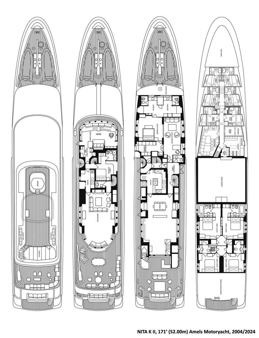 NITA K II  170ft Amels Yacht For Sale